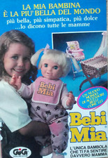 Pubblicità Advertising Werbung Italian Clipping 1990 BAMBOLA BEBI MIA GIG