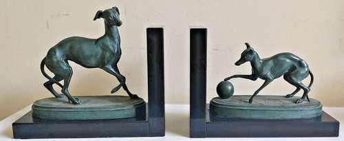 Coppia antichi fermalibri - antichi,