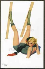 Poster pin-up autentico anni