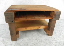 Mobile in legno riciclato Artigianale Porta Tv RetroGame Consolle Vintage Arredo