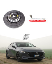 Ruotino di Scorta 16" per MAZDA 3  misura 125/70R16 con Chiave 21mm OMAGGIO