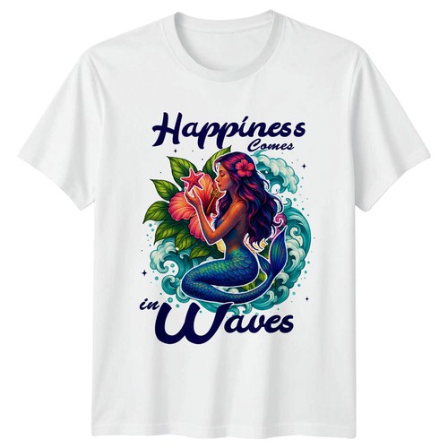 Shirt mermaid happiness - mermaid,
