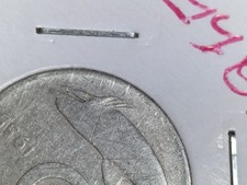 5 lire 1955 errore di conio