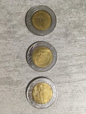 3 MONETE 500 LIRE REPUBBLICA
