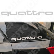 Adesivi per AUDI Logo QUATTRO