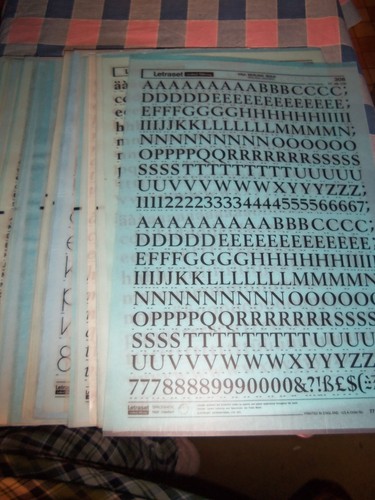 Nos letraset lettering 10 - nos,
