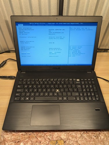 Asus p2530u 6100u 4gb - i3-6100u,