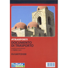 DATA UFFICIO documento di trasporto in triplice copia A5