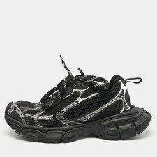 Sneakers stringate Balenciaga nere bianche ecopelle e rete 3XL taglia 38