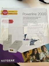 NETGEAR Kit Adattatore Powerline 2000 MBPS Spina a Parete PLP2000-100PAS, Bianco