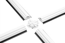 Connettore croce hexim pvc - connettore,