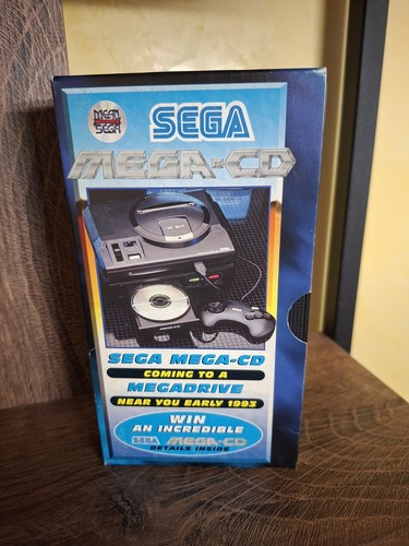 Sega mega promo vhs - mega-cd,