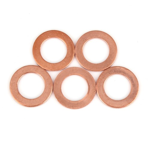 5pz rondella rame tenuta - rondella,