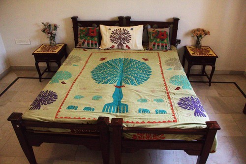 Lenzuolo cotone ricamato - in,