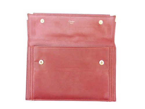 Cartier travel case - case, bordeaux