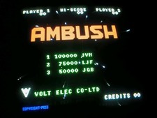 AMBUSH / Original No Jamma! Pcb Arcade Vintage Game Working 