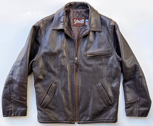 Giacca pelle marrone - pelle,