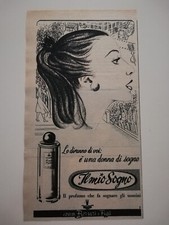 Clipping Pubblicità Advertising 1957 Profumo IL MIO SOGNO Fa Sognare gli Uomini