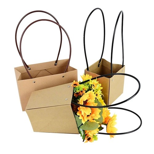 Borsa vaso bouquet fiori - borsa,