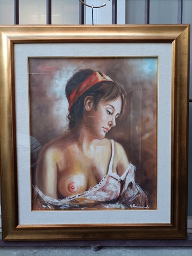 Quadro dipinto olio - -,