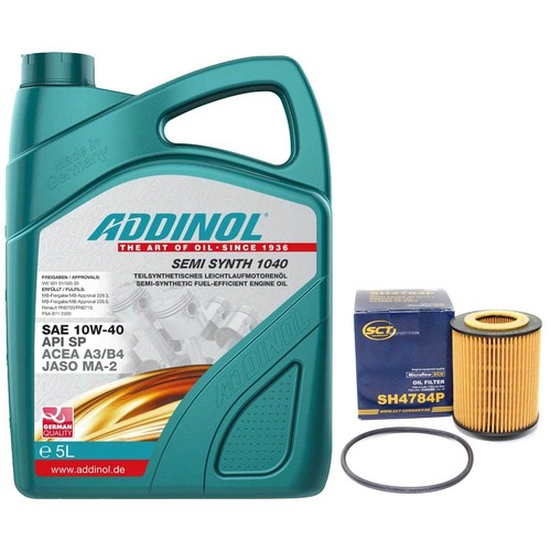Kit olio motore 10w addinol - kit,