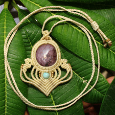 Collana fatta a mano in micro