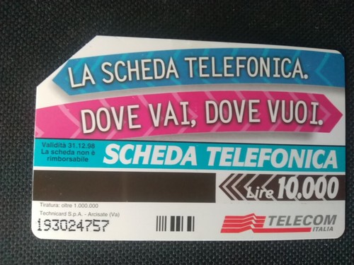 Scheda telefonica collezione - scheda,