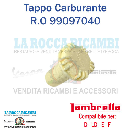 Tappo carburante serbatoio - tappo,