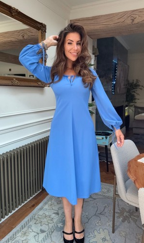 Abito midi vero vintage - , blu
