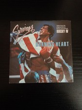 45 GIRI ROCKY IV SURVIVOR BURNING HEART SCT A 6608 SIAE 1985 CBS DISCHI ITALY