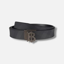 Cintura uomo Burberry nera in