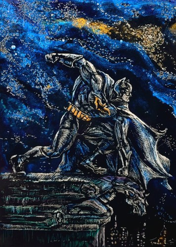 Batman originale aceo gratta - batman, e