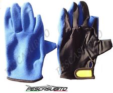 guanti misura L da pesca in pile tecnici pesca trota lago spinning invernali tp