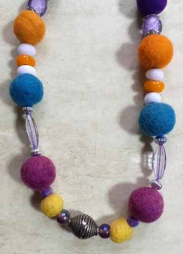 Collana feltro - collana,