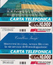 2 carte telefoniche schede