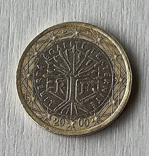 Moneda euro francia 2000 - moneda, 1