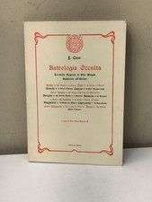 ASTROLOGIA OCCULTA F CARR ED