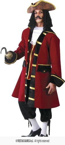 Costume capitan uncino pirata - uncino,