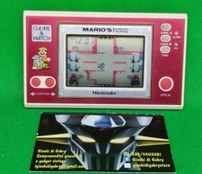 Videogame lcd ML-102, NINTENDO GAME & WATCH, MARIO'S Cement Factory, 1983 Japan.