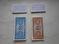 Operation Game Replacement Pieces lot Money Cash Cards vintage Allegro Chirurgo