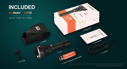 Torcia acebeam l19 - acebeam, sft40