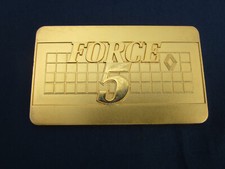 Récompense plaque  FORCE 5
