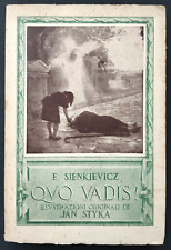 QUO VADIS Enrico Sienkievicz illustrazioni Jan Styka SEI 1941