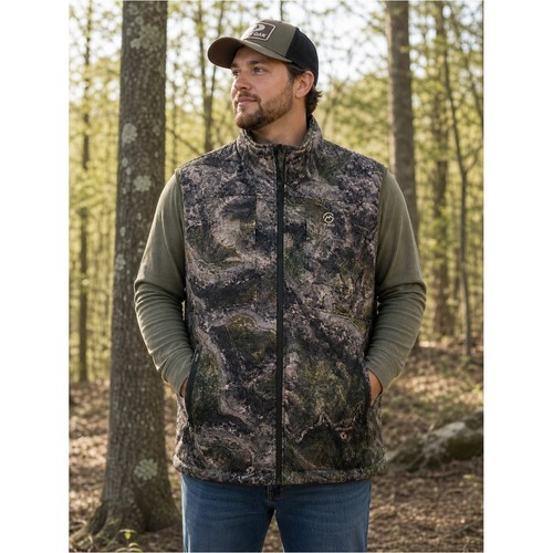 Gilet imbottito mimetico