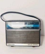 Radio portatile piccola vintage Philco modello T-160 stato solido MW/LW - non testata
