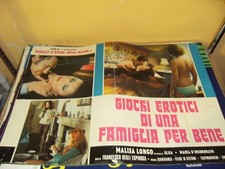 GIOCHI EROTICI DI UNA FAMIGLIA PER BENE FOTOBUSTA ORIGINALE PRIMA EDIZIONE