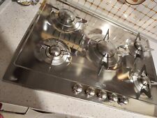 Smeg Piano Cottura a Gas in Acciaio Inox ad Incasso + 5 Fuochi Nuovi di Ricambio