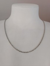 Collana oro bianco 750 - collana,