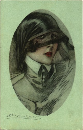 Mauzan art deco donnina - -, "donnina"