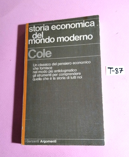 Libro storia economica del - libro,